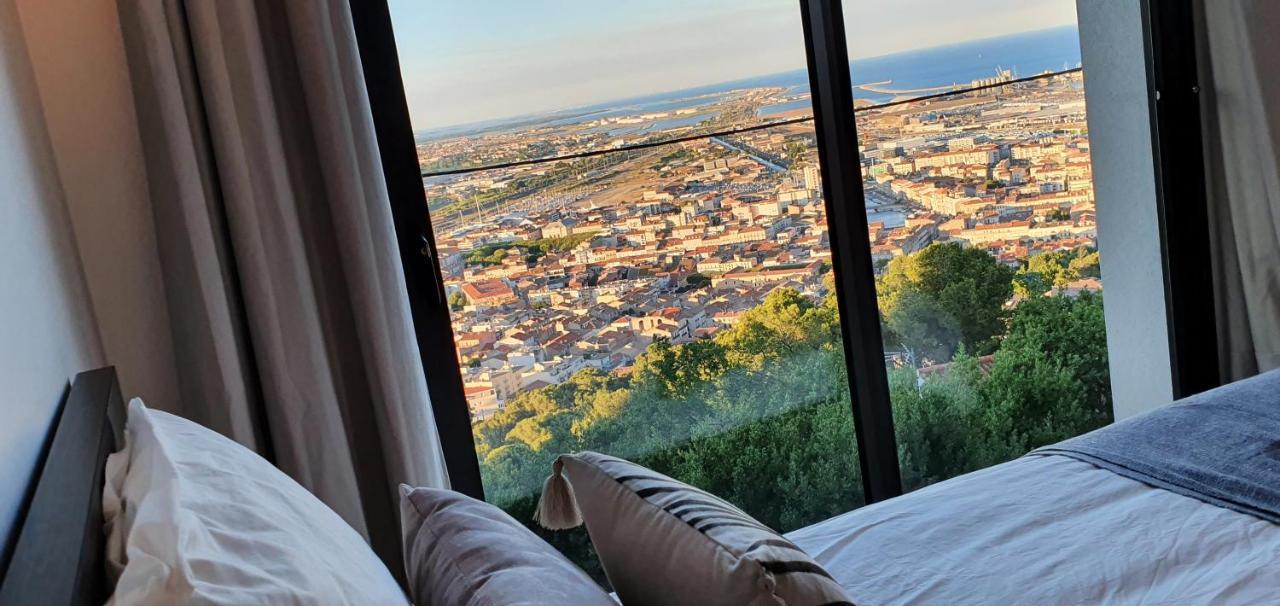 Le Rouquier Studio Terrasse, Vue Exceptionnelle, Climatisation Sète Eksteriør billede