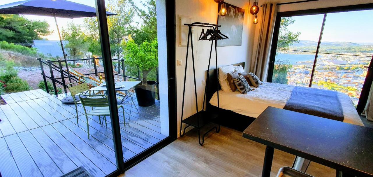 Le Rouquier Studio Terrasse, Vue Exceptionnelle, Climatisation Sète Eksteriør billede